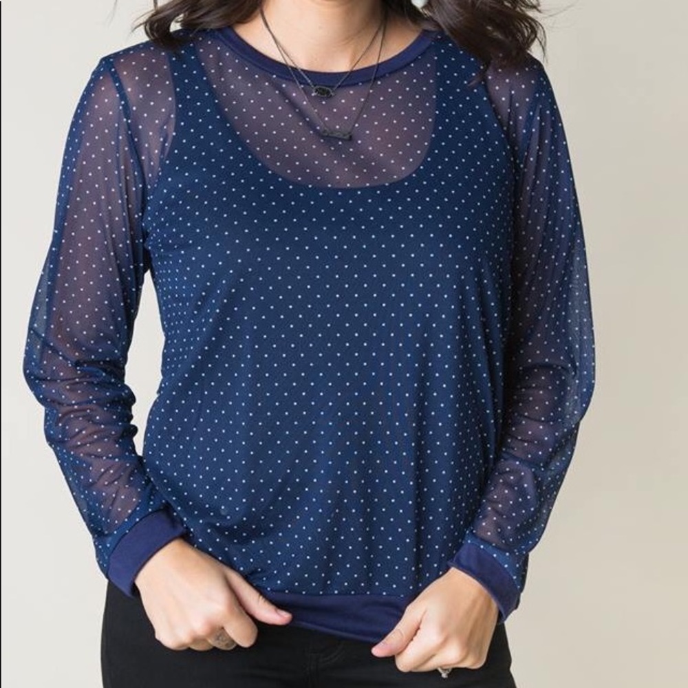 Shear blouse